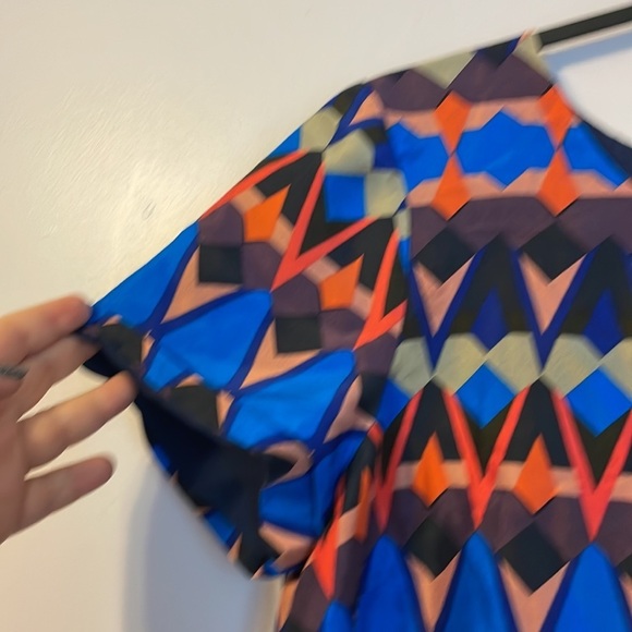 J. Crew Multicolor Geometric Dress - Picture 4 of 16